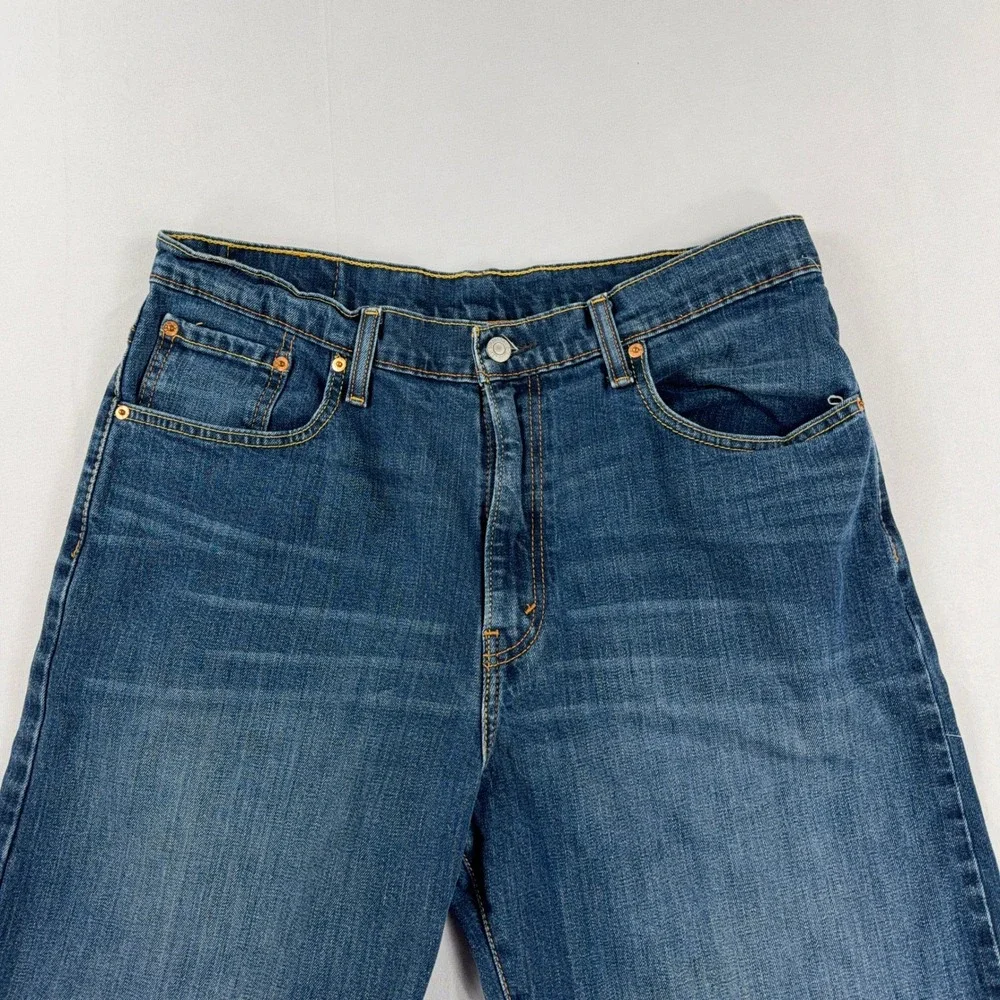 Levi's 569 Loose Fit‎ Denim Shorts Blue Baggy Casual Mens W34